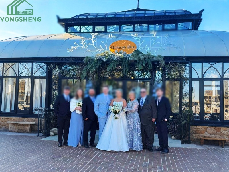 Luxury Victorian style greenhouse wedding venue